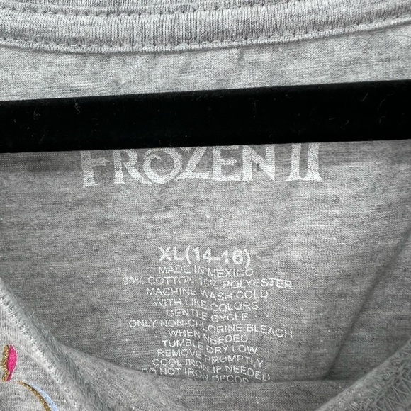 Disney Frozen 2 Tee Shirt Girls Size XL 14/16 NEW - Picture 5 of 5
